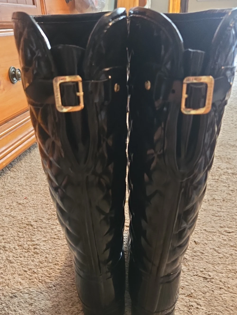 Hunter Adjustable Quilted Tall Rain Boots